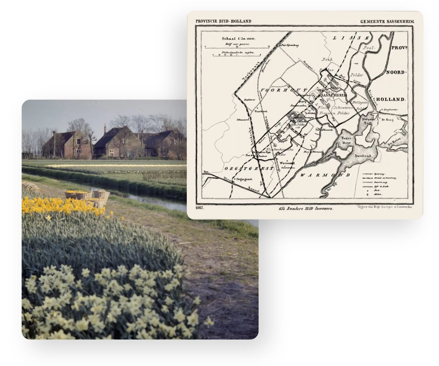 about-combo-1 A collage of historical photos at Lakeland Flowers farm in Abbotsford, BC